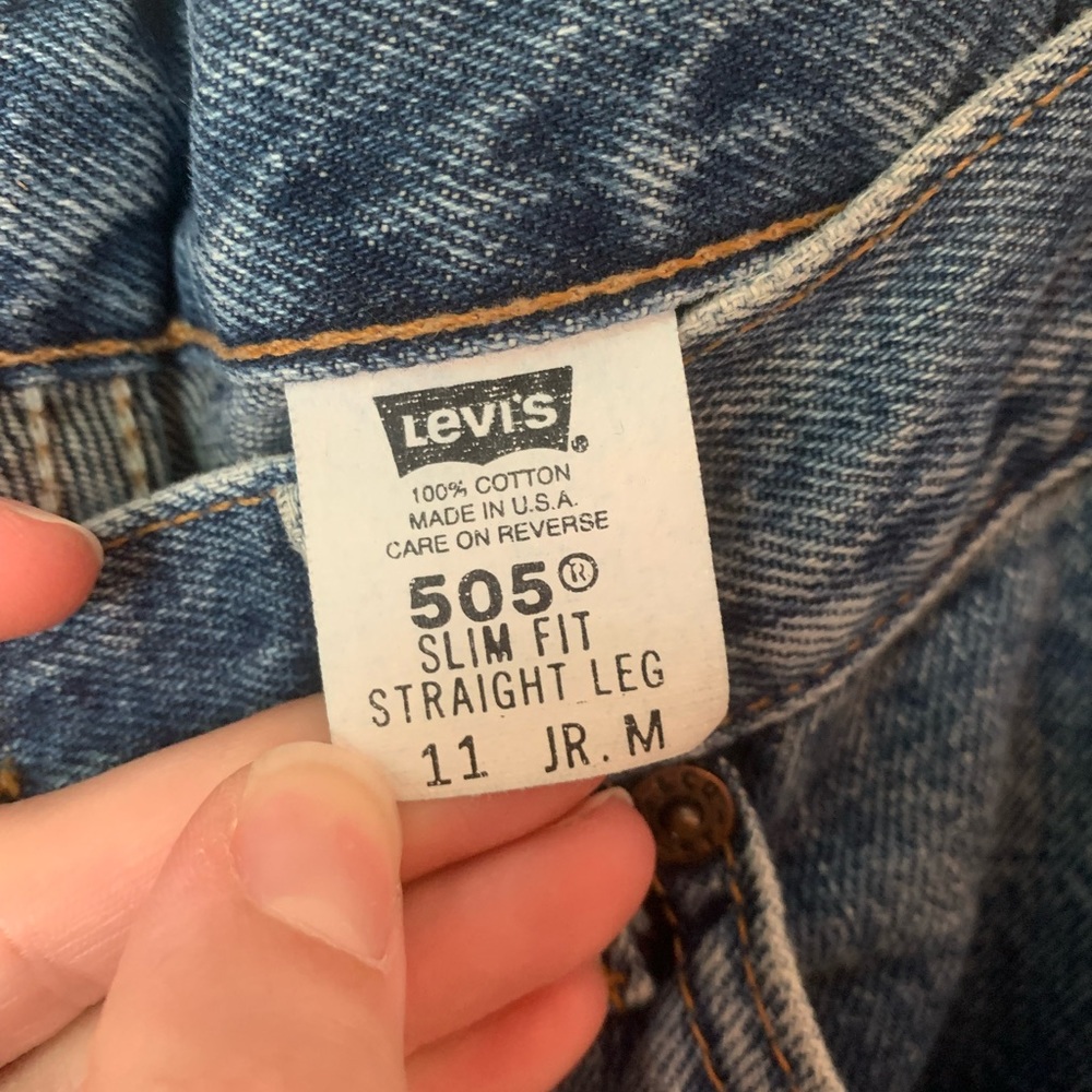 Vintage Made In USA Levi’s 505 Straight Jeans - Picture 10 of 12